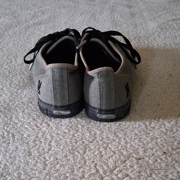 REI Crome Stylish Black and Green Men's Sneakers - Picture 3 of 7